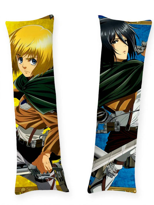Armin Attack on Titan --- Armin and Mikasa Body Pillow