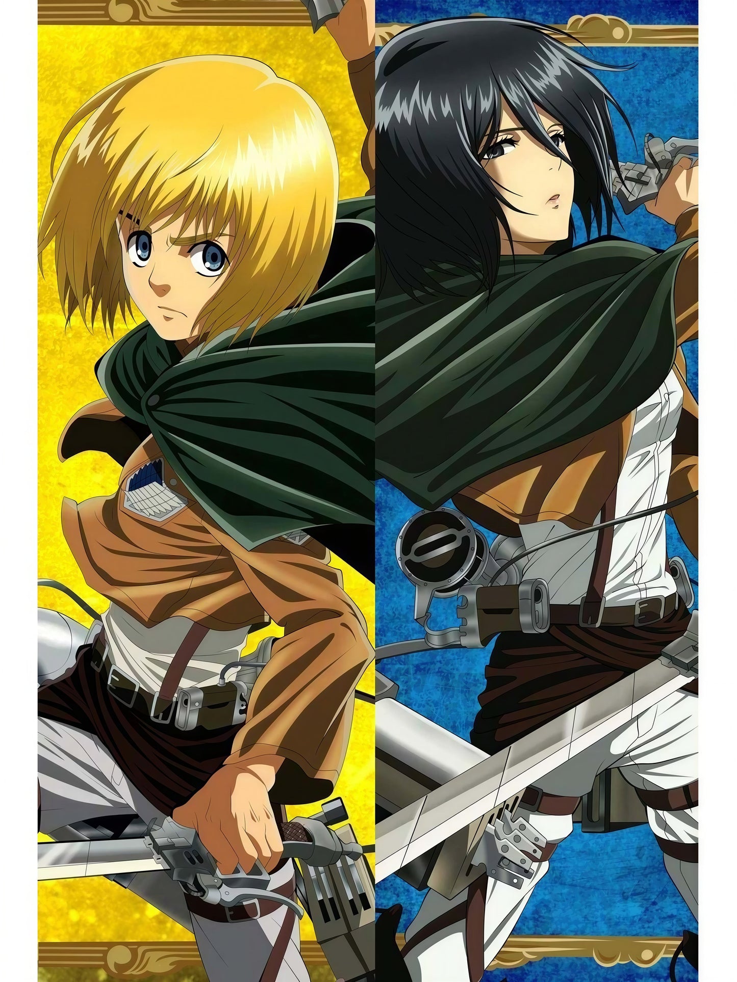 Armin Attack on Titan --- Armin and Mikasa Body Pillow  YumePillow