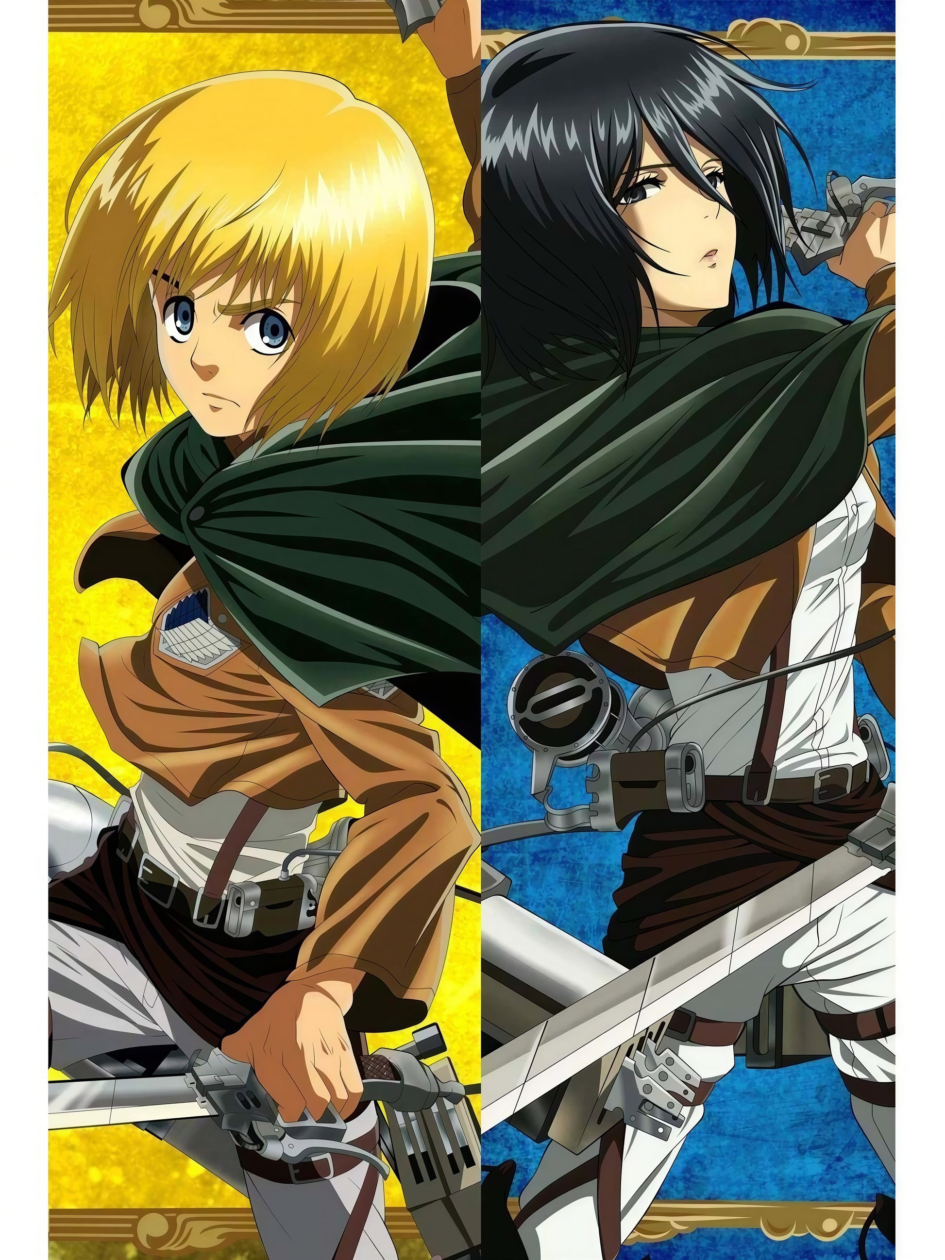 Armin Attack on Titan --- Armin and Mikasa Body Pillow  YumePillow