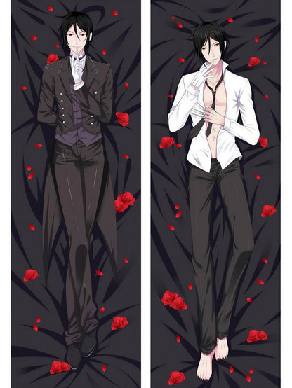 Black Butler Sebastian Michaelis --- Sebastian Body Pillow  YumePillow