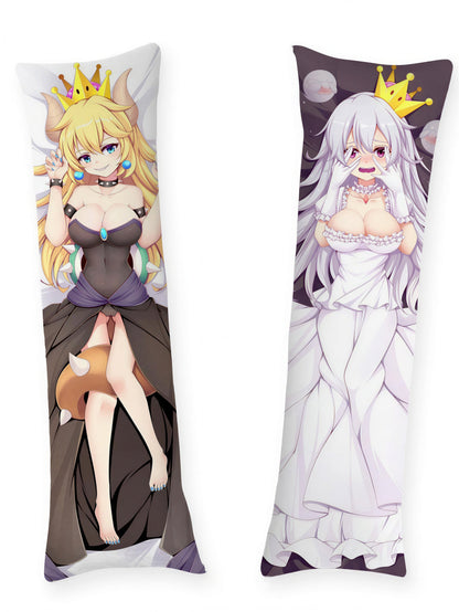 Bowsette Body Pillow --- Bowsette and boosette