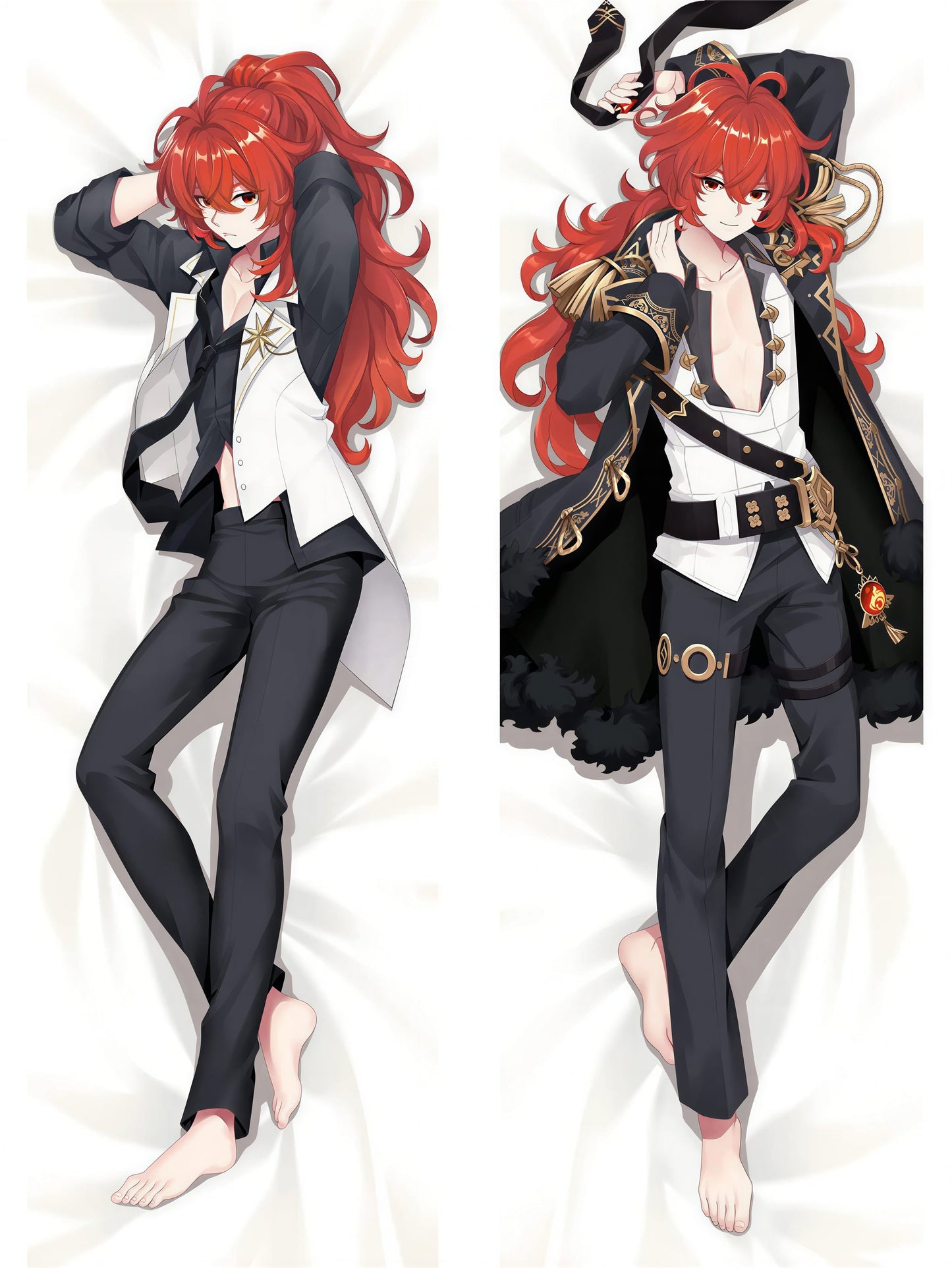Diluc Body Pillow --- Genshin Impact Diluc