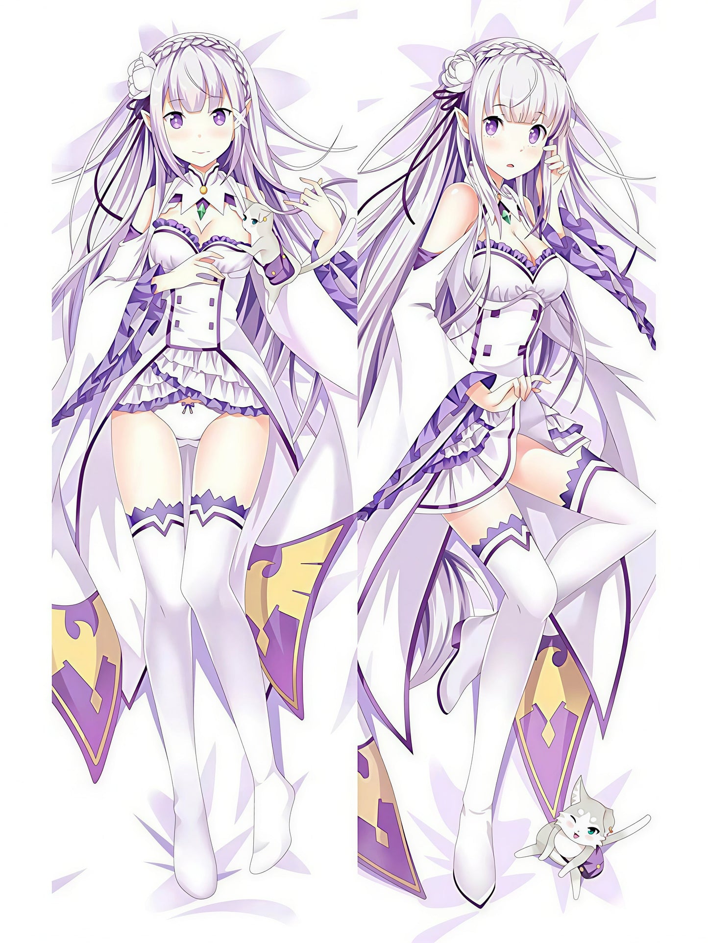Emilia Body Pillowo ---  Emilia from Re Zero