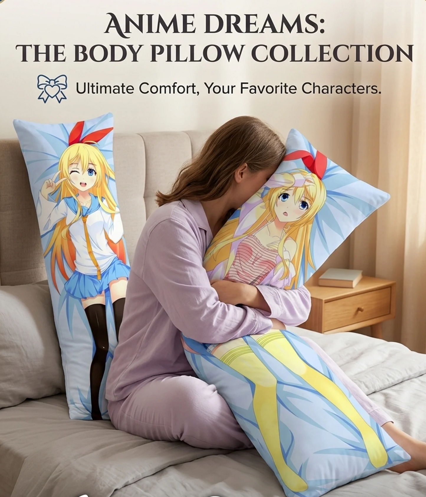 Hatsune Miku Body Pillow--- Hatsune Miku Chibi