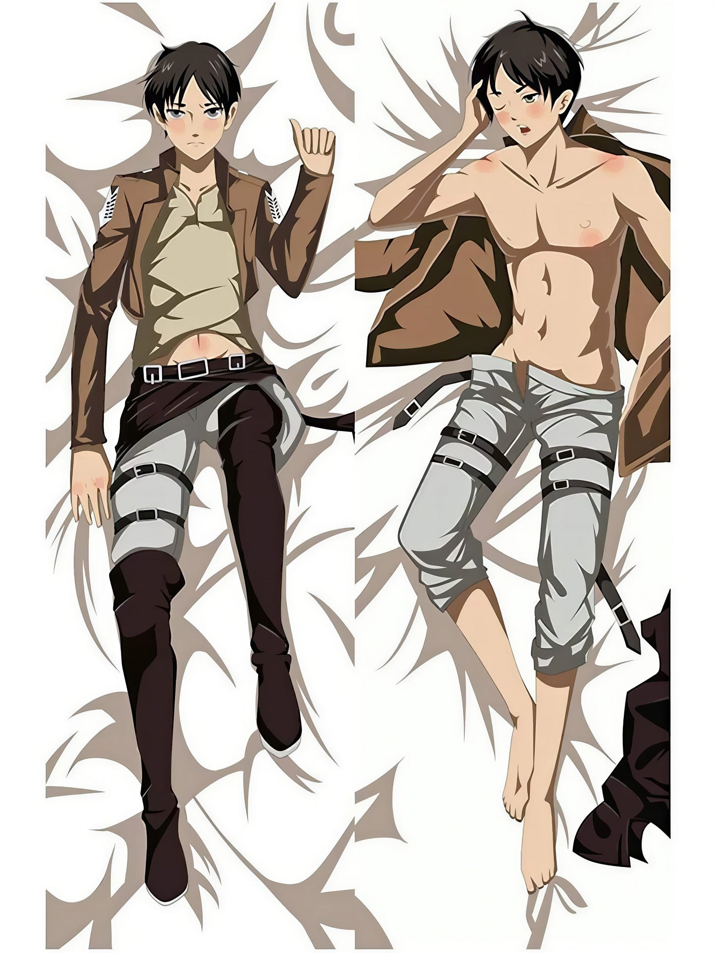 Levi Body Pillow --- Eren Yeager