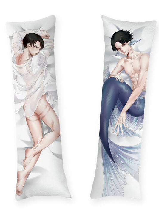 Levi Body Pillow --- Levi Ackerman Shirtless  YumePillow