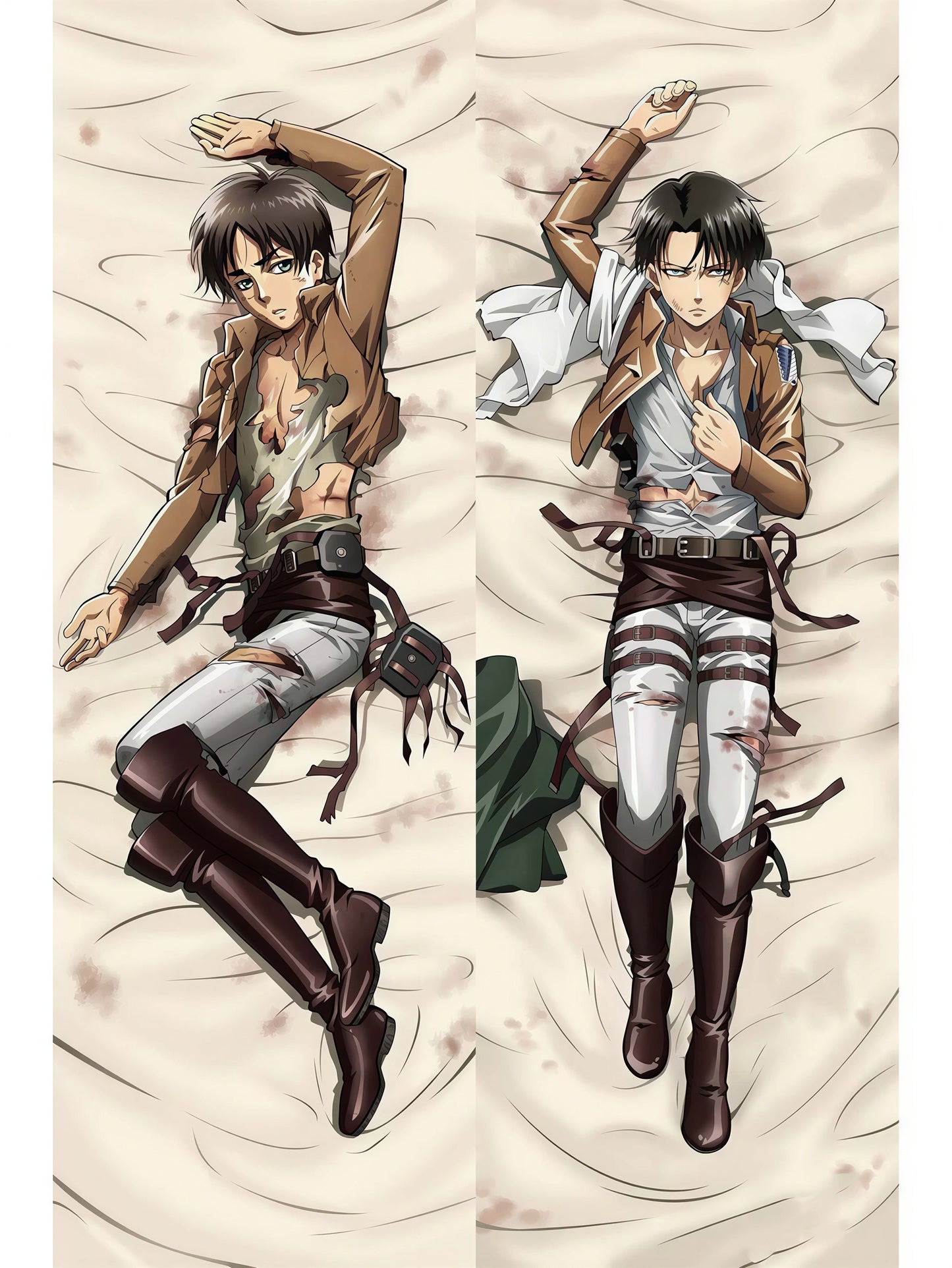 Levi Body Pillow --- Levi and Eren After Battle  YumePillow