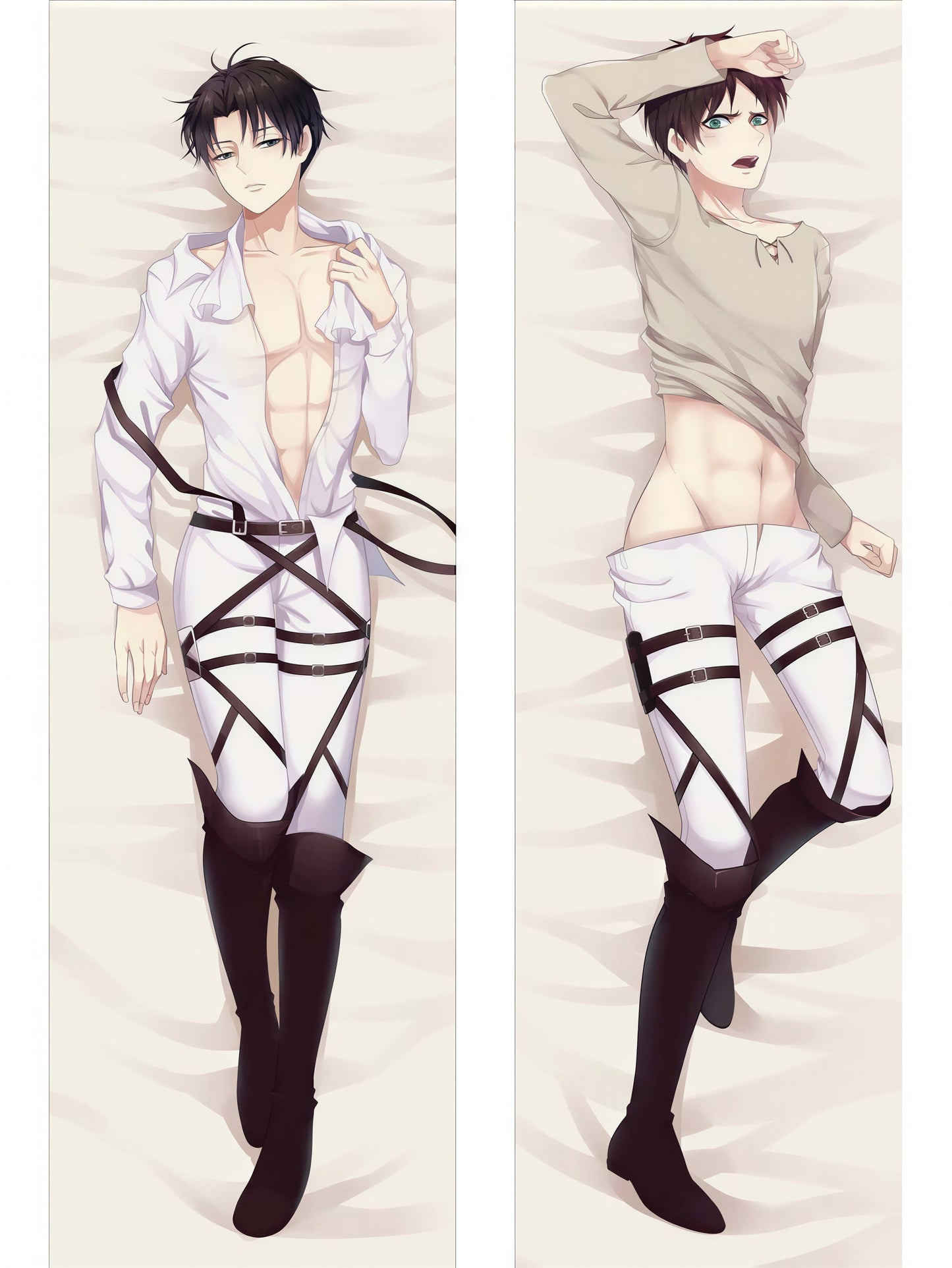 Levi Body Pillow --- Levi Eren Tease