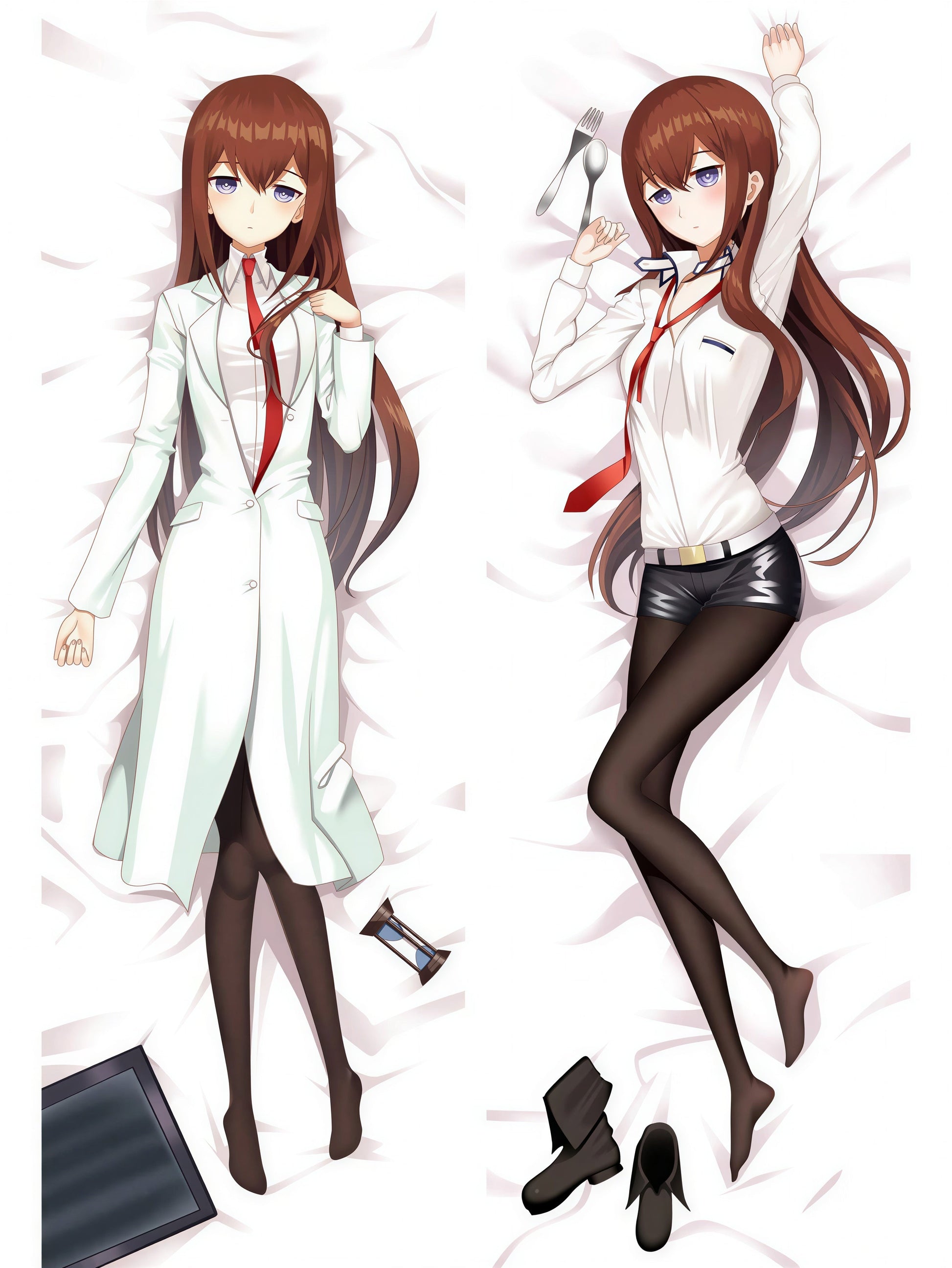 Makise Kurisu Lab Coat --- Kurisu Makise Body Pillow  YumePillow