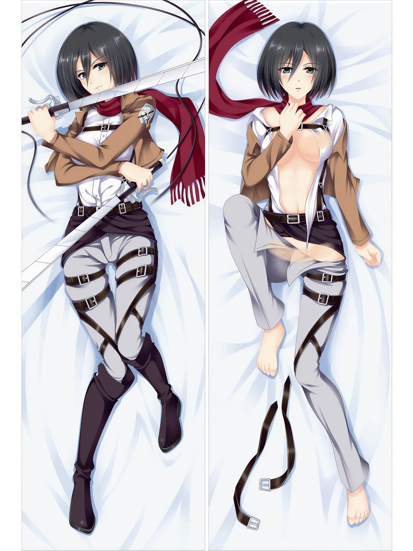 Mikasa Body Pillow --- Attack on Titan Mikasa