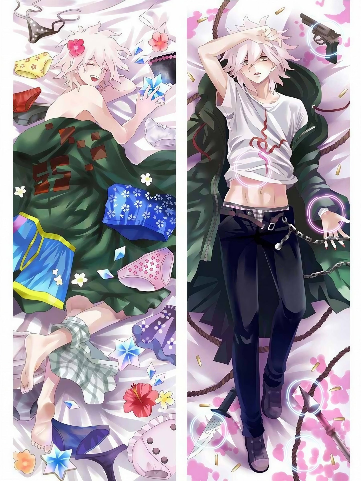 Nagito Komaeda Body Pillow --- Nagito Komaeda