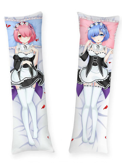 Rem Body Pillow --- Re Zero Rem and Ram
