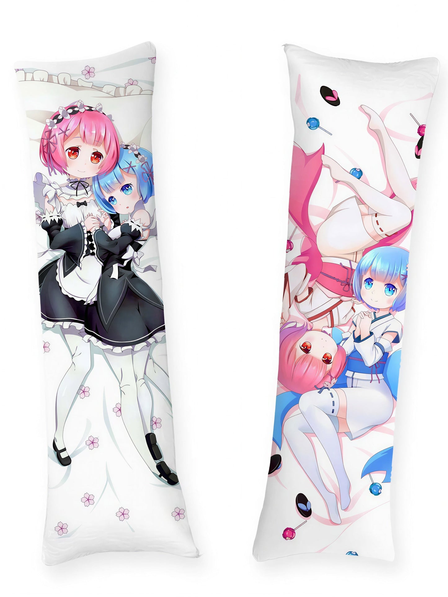 Rem Body Pillow --- Rem and Ram chibi