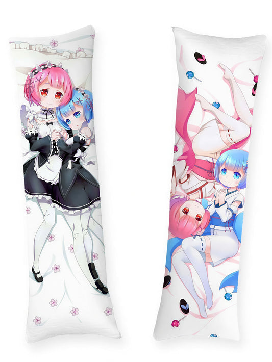 Rem Body Pillow --- Rem and Ram chibi Anime Body Pillow