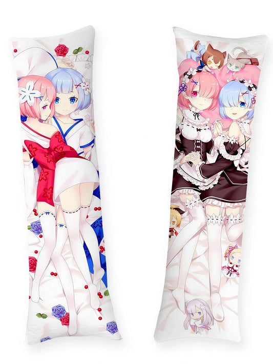 Rem Body Pillow --- Rem Ram Kawaii Anime Body Pillow