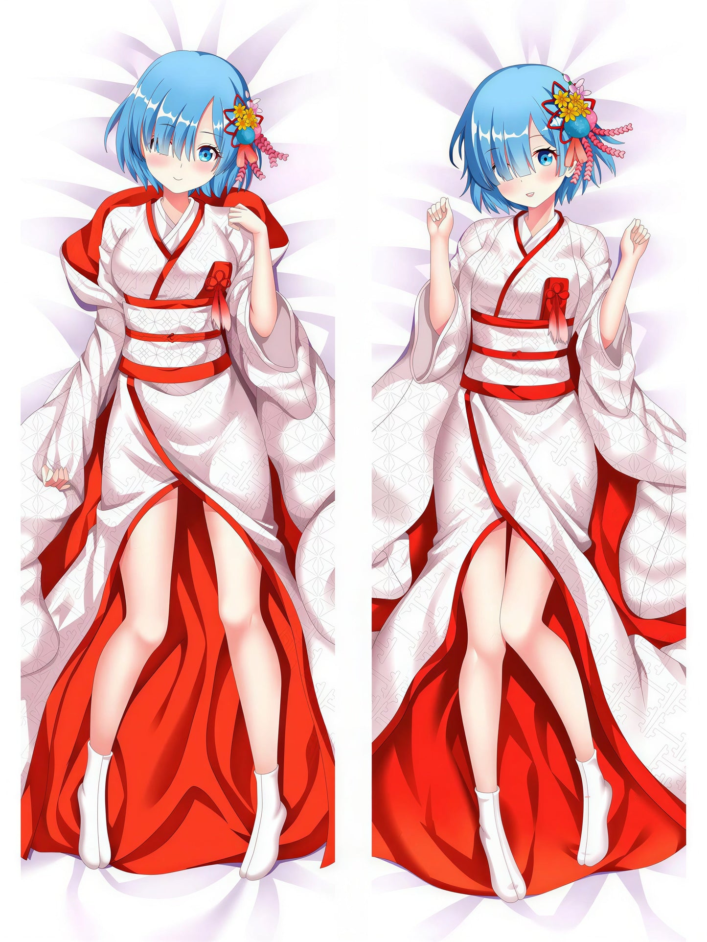 Rem Body Pillow --- Rem Red Kimono  YumePillow