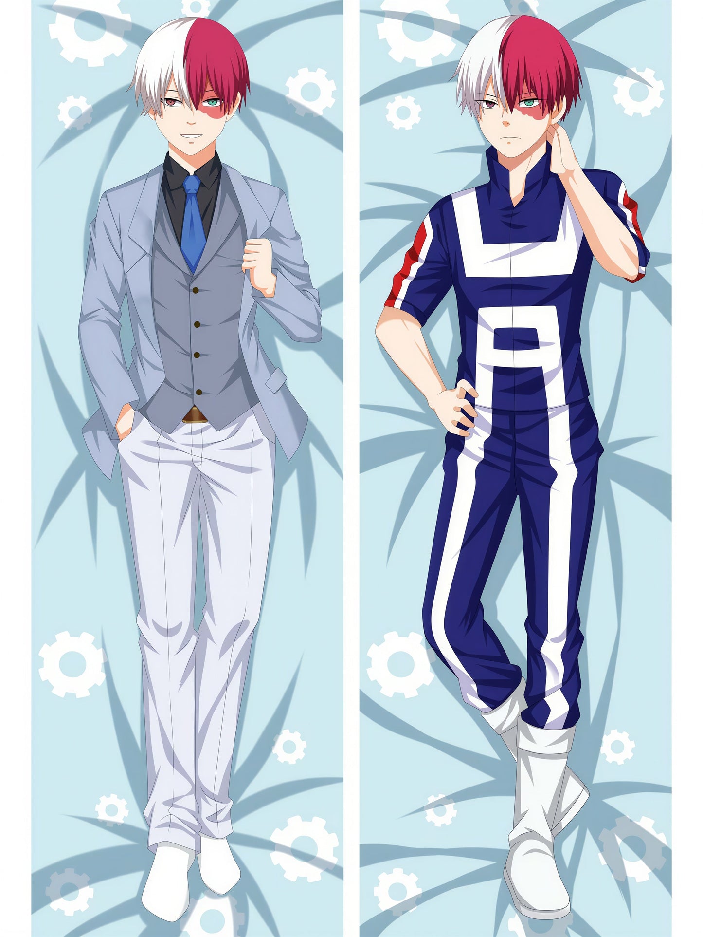 Todoroki Body Pillow --- Todoroki Shoto Suits Up