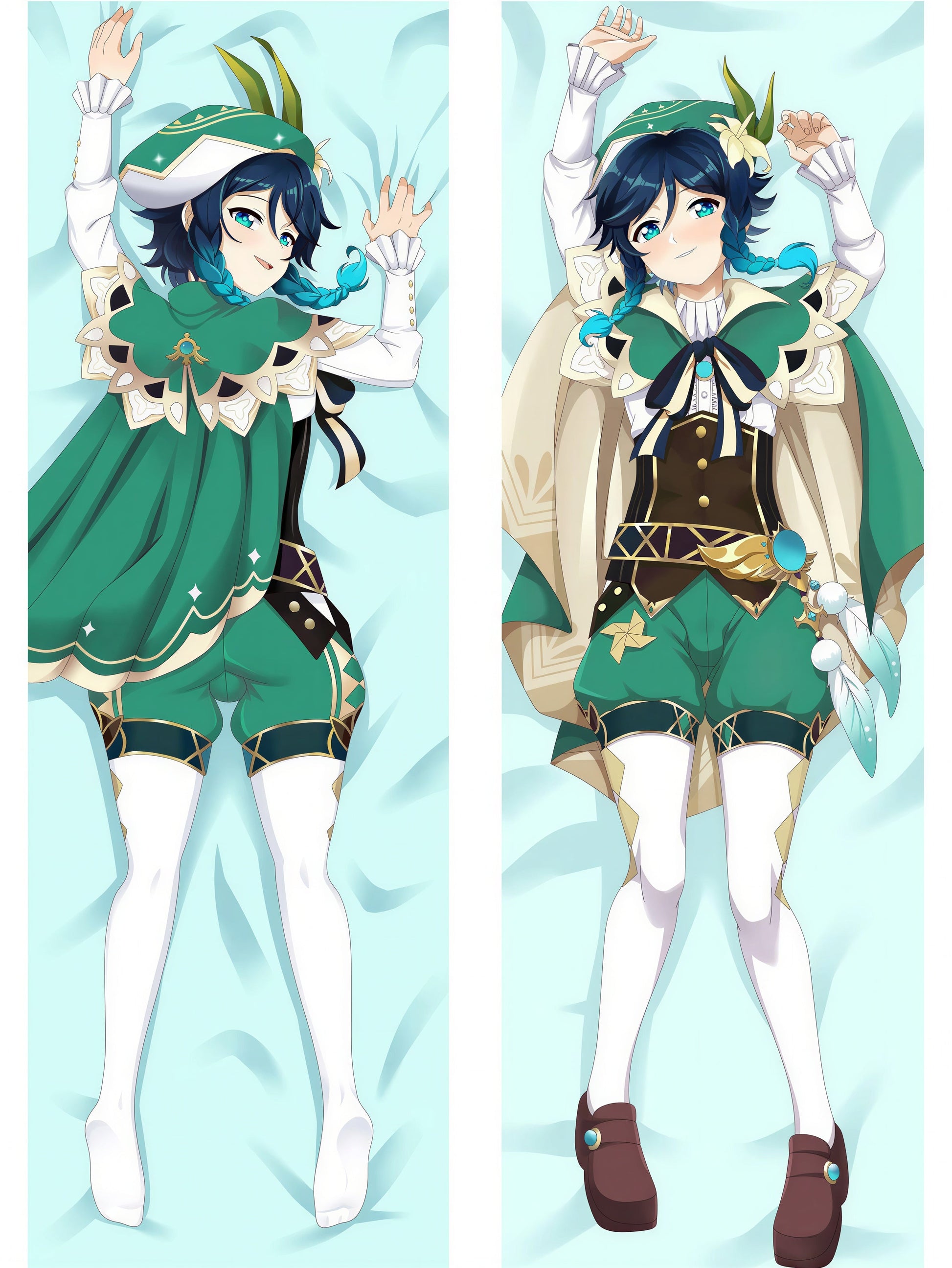 Venti Body Pillow --- Venti From Genshin Impact  YumePillow
