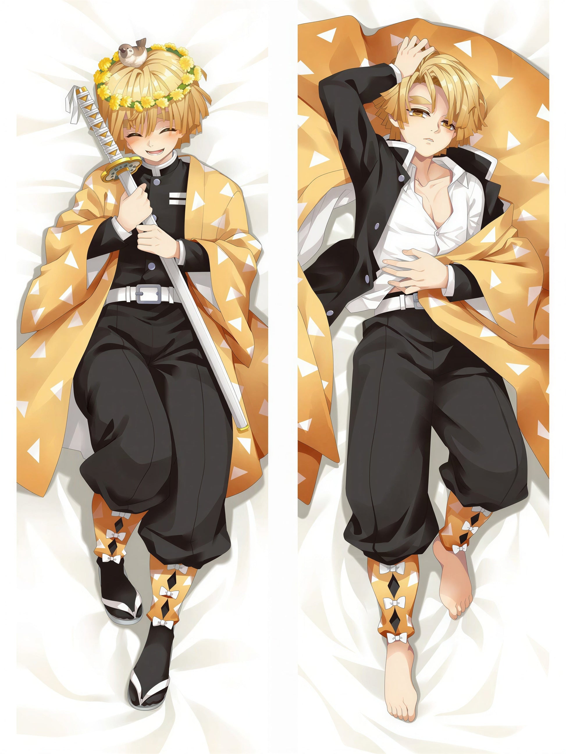 Zenitsu Body Pillow --- Zenitsu Demon Slayer  YumePillow