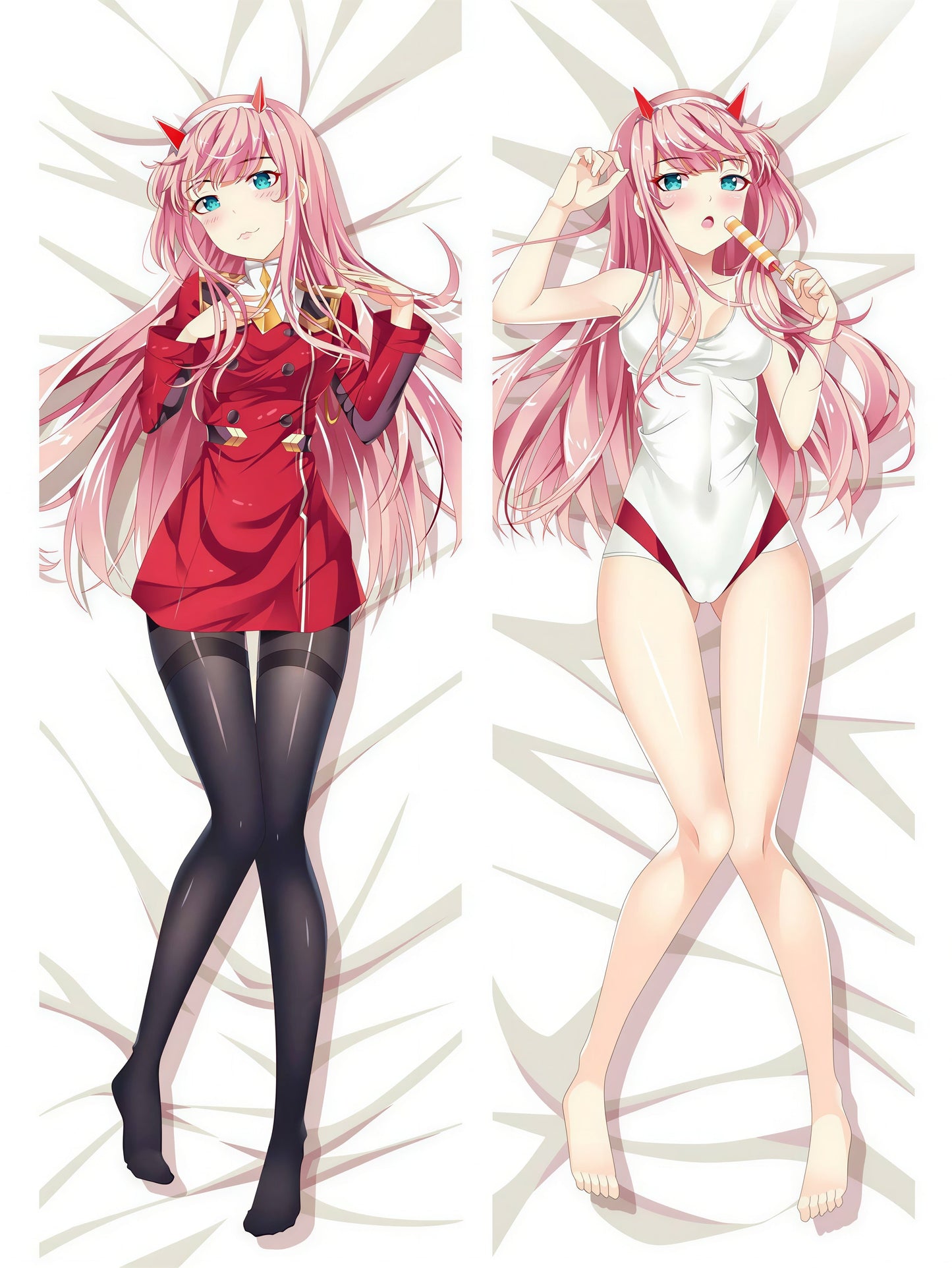 Zero Two Body Pillow --- Zero Two Swimsuit  YumePillow